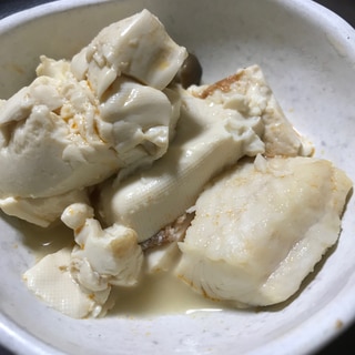白身魚と豆腐のしろ〜い煮物